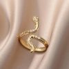 Cross-border Personality Of Snake-shaped Open Ring