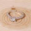Simple Fashion Relievo Open Ring For Women