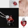 Aliexpress selling jewelry red peach Earring Necklace bride jewelry set Taobao supply
