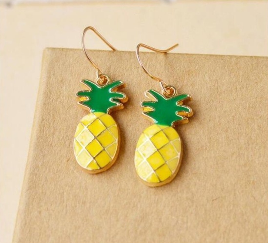 Multi Fruits Drop Earrings