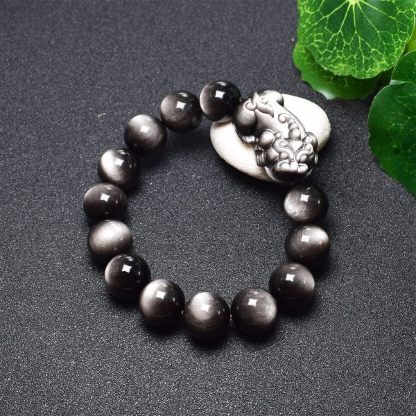 Fu Jingyuan Jewelry Silver and Stone Pixiu Bracelet
