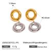 Stainless Steel Circle Niche Earrings