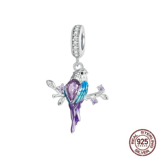 Natural Animal S925 Sterling Silver Ornament Wholesale Beaded Female Accessories