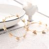 Exaggerated Frosted Butterfly Circle Earrings Street Shooting Super Fairy Stereo