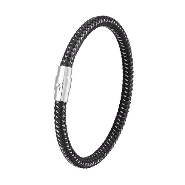 Men's Charm Titanium Steel Wire Bracelet Magnet Socket