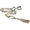 108 PCs 8mm Handmade Knotted Beaded Necklace