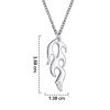 Punk Domineering Fire Element Necklace Hip Hop