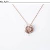 Fashion All-match Jewelry Necklace Earrings Two-piece Set