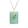 37e82cbe-f9da-4f25-9fb5-1b90af515958.jpg Mascot Ethnic Accessories Ancient Gold-plated Hetian Jade Necklace