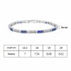 Hollow Cross Colorful Crystals Inlaid Open-ended Bracelet Sweet And Cool Temperament