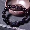 Natural Ice Color Eye Obsidian Bracelet