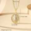 Retro Personalized Accessories Long Popular Religious Virgin Mary Necklace