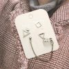 European And American Retro Earrings Set Combinationked