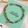 Natural stone agate cat bracelet