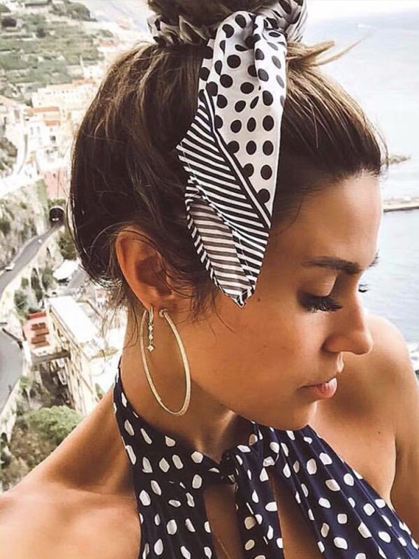 Large Circle Exaggerated Statement Full Diamond Earrings