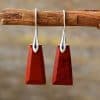 Women's Natural Stone Pendant Earrings
