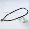 Natural Tigereye Single Bead Necklace Pendant Foreign Trade