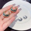 Niche Design Metal Circle Ear Clip Women