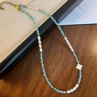 Natural Crystal String Beads Women's Necklace Bracelet