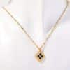 December Birthday Stone Necklace Quadrilateral