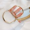 Senior Retro Earrings Women's Big Circle