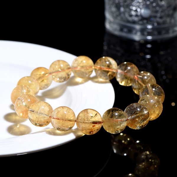 Natural Yellow Asestelle Citrine Bracelet