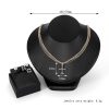 Creative Jewelry Set Cross Alloy