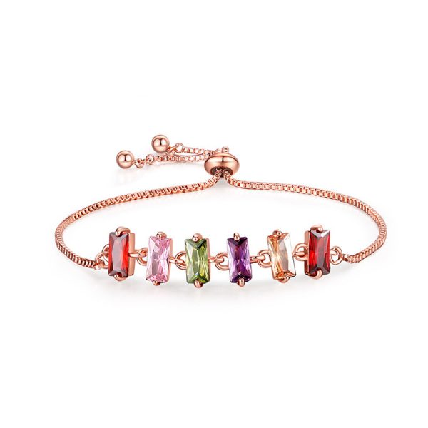 Fashion Simple Inlaid Zircon Bracelet For Women