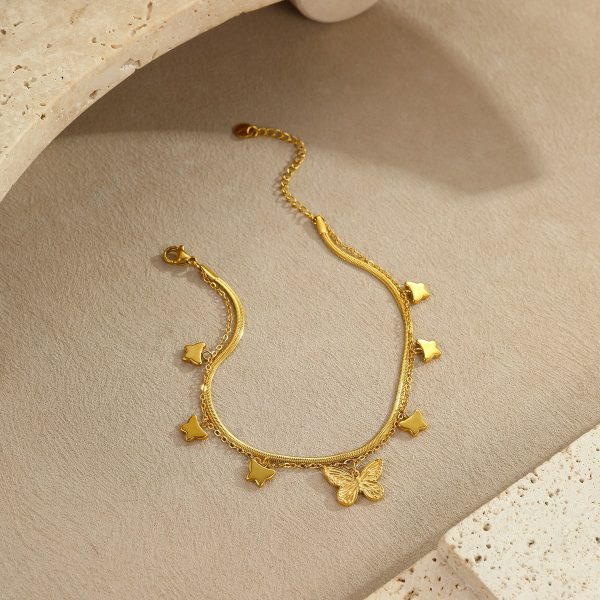 Ocean Style Stainless Steel Women's Anklet