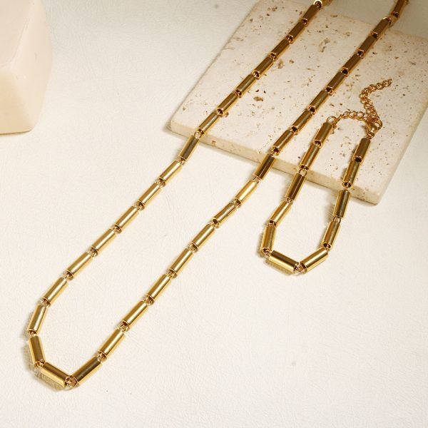 Stainless Steel Jewelry Set Fashion Minimalist Design