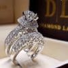 European And American Luxury Party Wedding Hand Ring