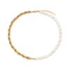 Natural Freshwater Pearl Chain Necklace For Women