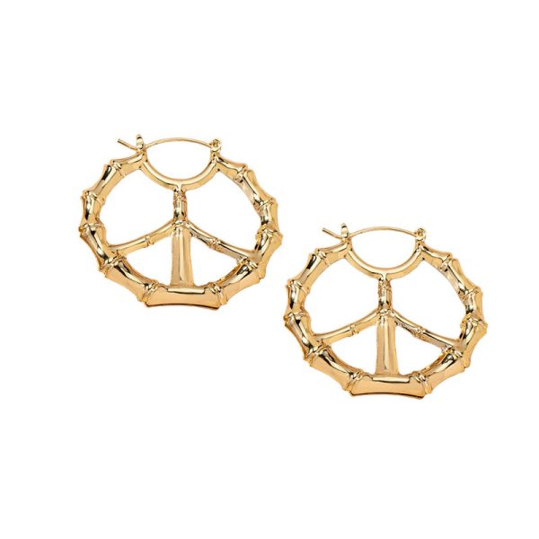 New Exaggerated Retro Geometric Circle Earrings Women