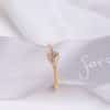 Natural Elongated Stone Key Ring
