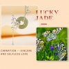 Women's Sterling Silver Butterfly Necklace Personalized Cold Style Hetian Jade Necklace