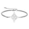 Cutting Titanium Steel Bracelet Double Hole Stainless Steel Bracelet