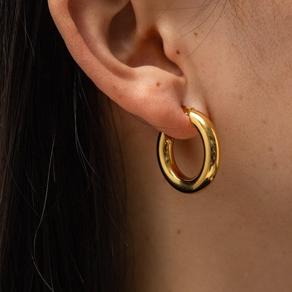 Women's Fashionable French Circle Non-fading Earrings