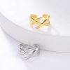 Personalized Retro Women's Fashion Stainless Steel Open Ring