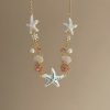 Female Fashion Vacation Style Ocean Starfish Shell Bracelet