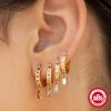 Cassidy Diamond Hoops