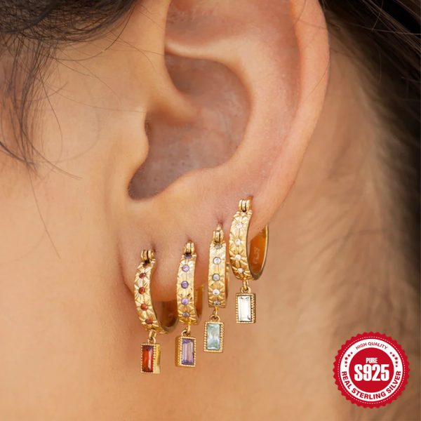 Cassidy Diamond Hoops