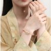 Koi Peace Buckle Hetian Jade Red Rope Bracelet