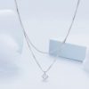 All-matching New Shining Double-layer Necklace S925 Sterling Silver Personality