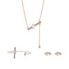Art Series Jewelry Necklace Earrings Bracelet Set