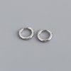 High-quality Circle-shaped S925 Sterling Silver Ear Buckle