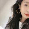 Minimalist C Circle European And American Hoop Wind Ins Super Fire Earrings