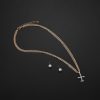 Creative Jewelry Set Cross Alloy