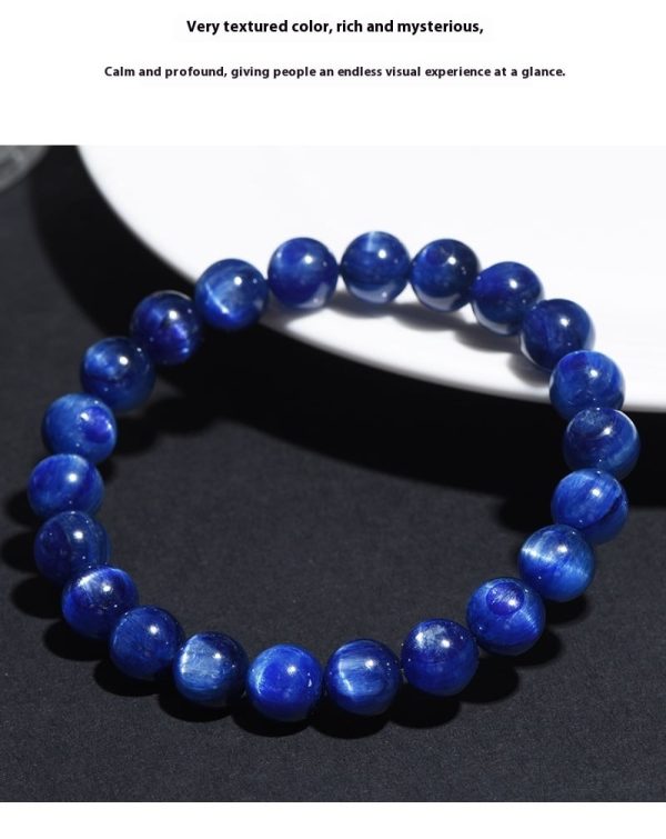 Natural Blue Crystal Ball Bracelet