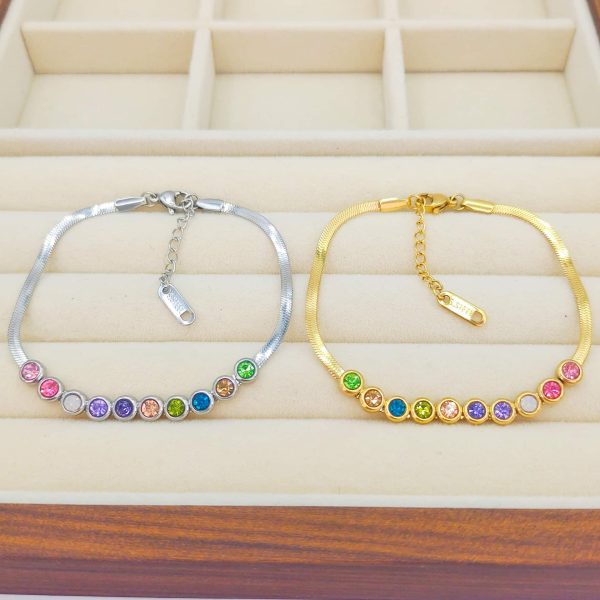 Women's European And American Simple Blade Bracelet