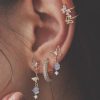 Fashion Simple Alloy Butterfly Earring Set